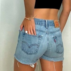 Levi 505 Straight Jean Shorts